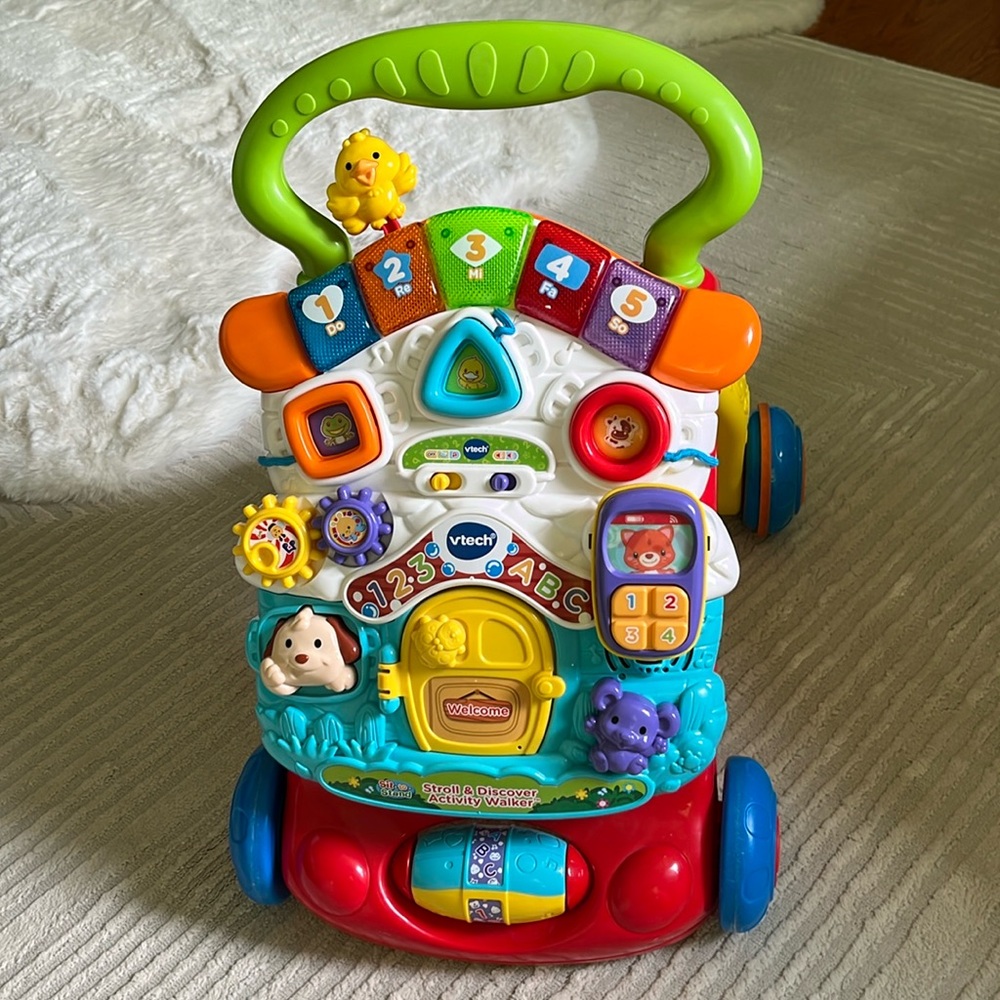 VTech, Stroll & Discover Activity Walker 2-in-1 Unisex Baby & Toddler Toy